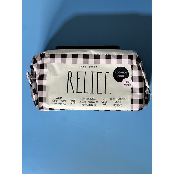 Rae Dunn 150 Pet Wipes Cucumber Aloe Scented Alcohol Free - Picture 2 of 4